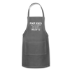 Poop Jokes Aren't my Favorite Kind of Jokes...But They're a Solid #2 Adjustable Apron - charcoal