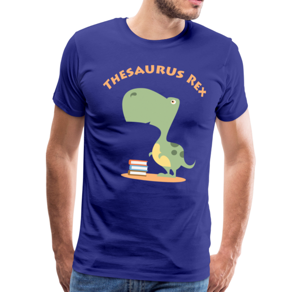 Thesaurus Rex Men's Premium T-Shirt - royal blue