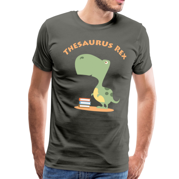 Thesaurus Rex Men's Premium T-Shirt - asphalt gray