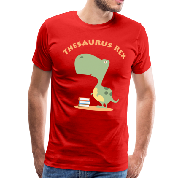 Thesaurus Rex Men's Premium T-Shirt - red