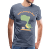 Thesaurus Rex Men's Premium T-Shirt - heather blue