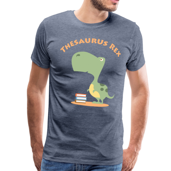 Thesaurus Rex Men's Premium T-Shirt - heather blue