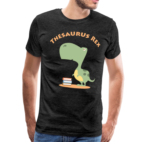 Thesaurus Rex Men's Premium T-Shirt - charcoal gray