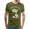 Thesaurus Rex Men's Premium T-Shirt - olive green