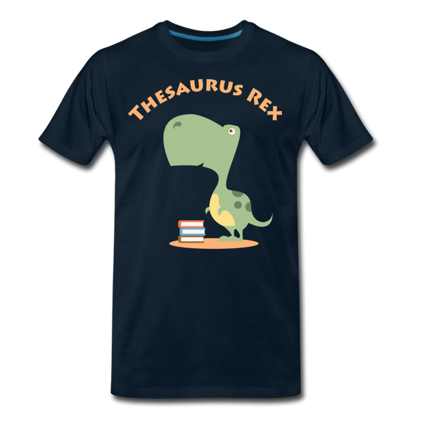 Thesaurus Rex Men's Premium T-Shirt - deep navy