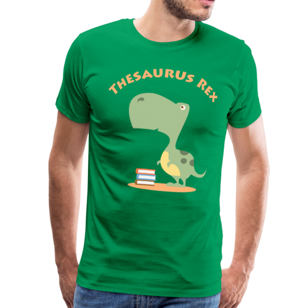 Thesaurus Rex Men's Premium T-Shirt - kelly green