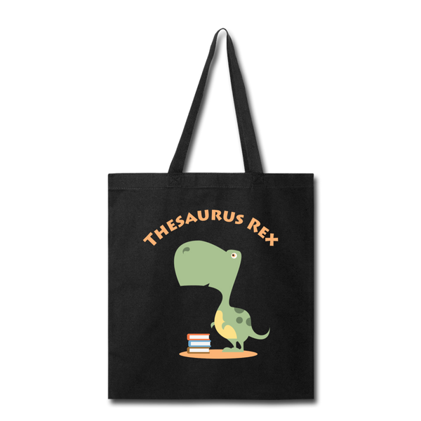 Thesaurus Rex Tote Bag - black