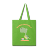 Thesaurus Rex Tote Bag - lime green