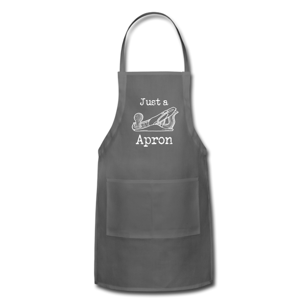 Just a Plane Adjustable Apron - charcoal