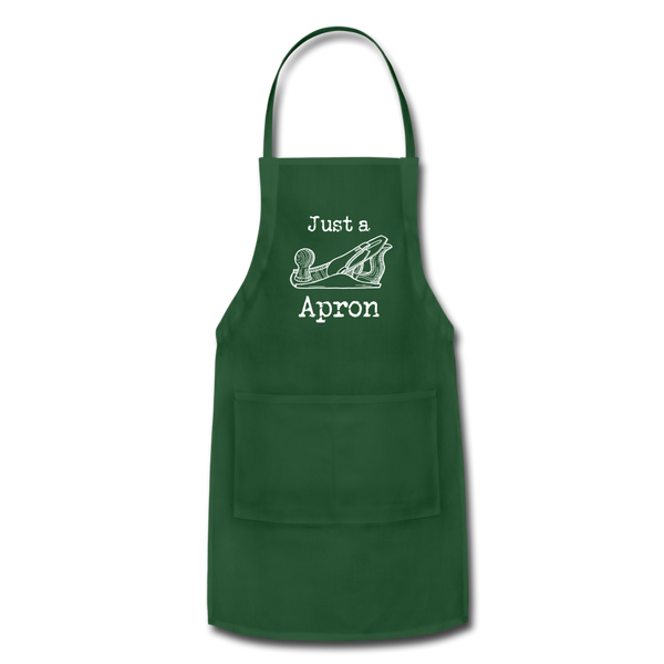 Just a Plane Adjustable Apron - forest green