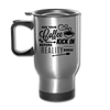 May Your Coffee Kick In Before Reality Does Travel Mug - silver