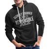Cleverly Disguised as a Responsible Adult Men’s Premium Hoodie - black