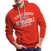 Cleverly Disguised as a Responsible Adult Men’s Premium Hoodie - red