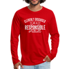 Cleverly Disguised as a Responsible Adult Men's Premium Long Sleeve T-Shirt