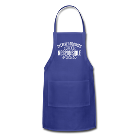 Cleverly Disguised as a Responsible Adult Adjustable Apron