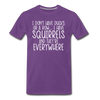 I Don't Have Ducks or a Row...Men's Premium T-Shirt - purple