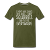 I Don't Have Ducks or a Row...Men's Premium T-Shirt - olive green