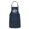 Inhale Tacos Exhale Negativity Adjustable Apron - navy