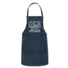 I Don't Have Ducks or a Row...Adjustable Apron - navy
