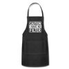 Caution I Have No Filter Adjustable Apron - black