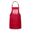 Caution I Have No Filter Adjustable Apron - red