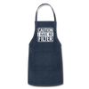 Caution I Have No Filter Adjustable Apron - navy