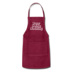 Busy Doing Nothing Adjustable Apron - burgundy