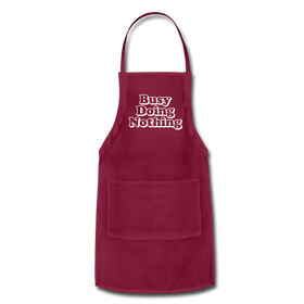 Busy Doing Nothing Adjustable Apron