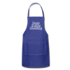 Busy Doing Nothing Adjustable Apron - royal blue