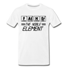 FATHER The Noble Element Periodic Elements Men's Premium T-Shirt - white