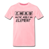 FATHER The Noble Element Periodic Elements Men's Premium T-Shirt - pink