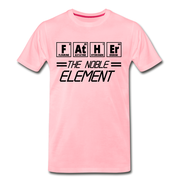 FATHER The Noble Element Periodic Elements Men's Premium T-Shirt - pink