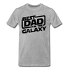 Best Dad in the Galaxy Men's Premium T-Shirt - heather gray