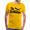 The Grillfather Men's Premium T-Shirt - sun yellow