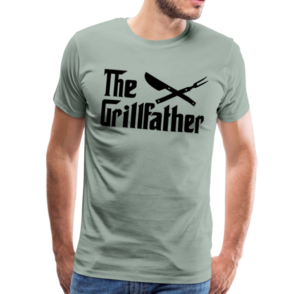 The Grillfather Men's Premium T-Shirt - steel green