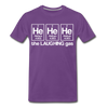 He He He The Laughing Gas Men's Premium T-Shirt - purple