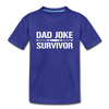Dad Joke Survivor Kids' Premium T-Shirt - royal blue
