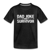 Dad Joke Survivor Kids' Premium T-Shirt - charcoal gray