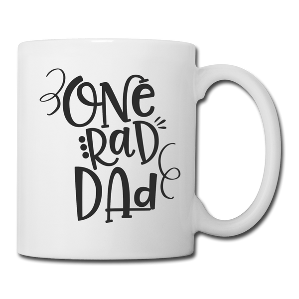 One Rad Dad Father's Day Coffee/Tea Mug - white