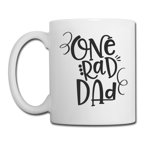 One Rad Dad Father's Day Coffee/Tea Mug - white