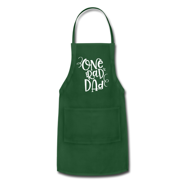 One Rad Dad Father's Day Adjustable Apron - forest green