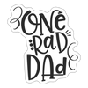 One Rad Dad Father's Day Sticker