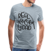 Reel Cool Dad Funny Fishing Premium T-Shirt - heather ice blue