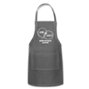Funny Dad Jokes Venn Diagram Adjustable Apron
