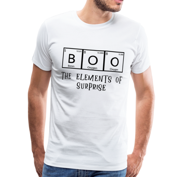 Boo The Element of Surprise Men's Premium T-Shirt - white