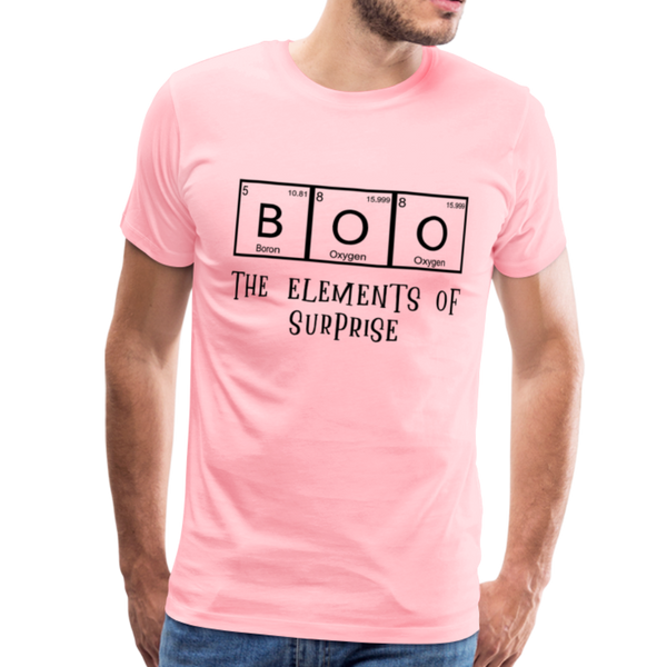 Boo The Element of Surprise Men's Premium T-Shirt - pink