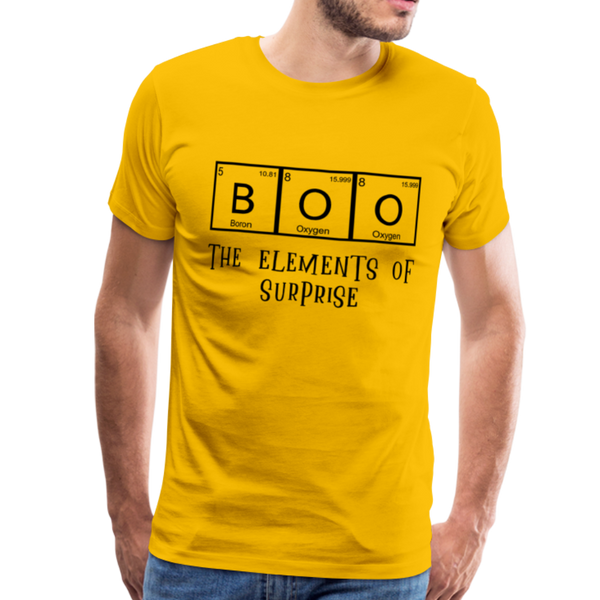 Boo The Element of Surprise Men's Premium T-Shirt - sun yellow