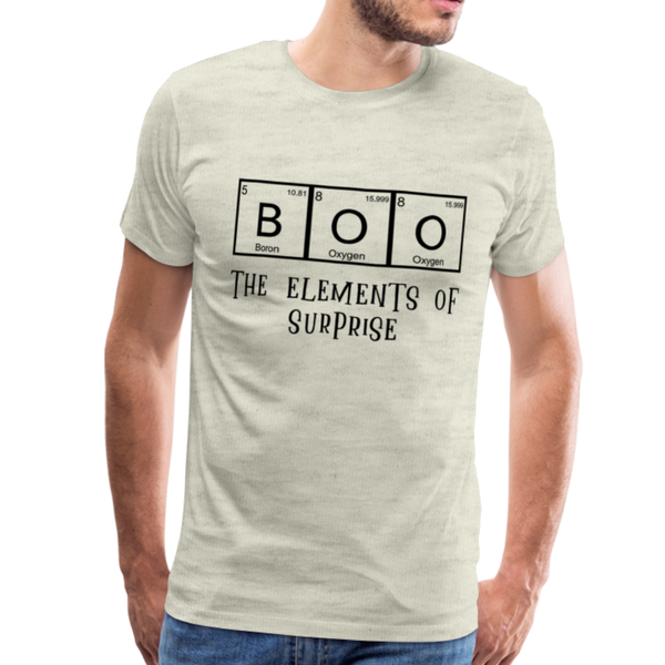 Boo The Element of Surprise Men's Premium T-Shirt - heather oatmeal