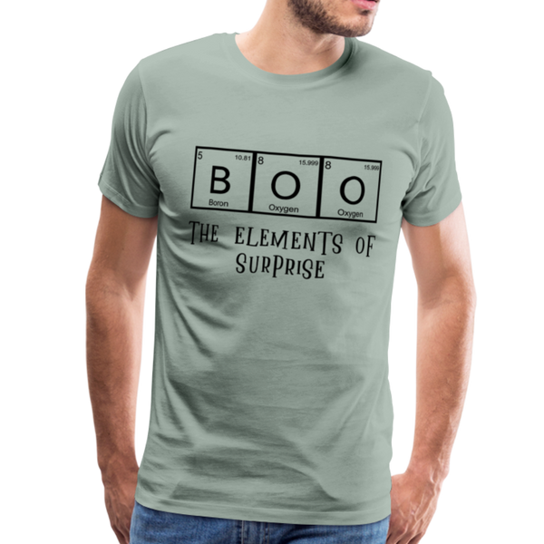Boo The Element of Surprise Men's Premium T-Shirt - steel green