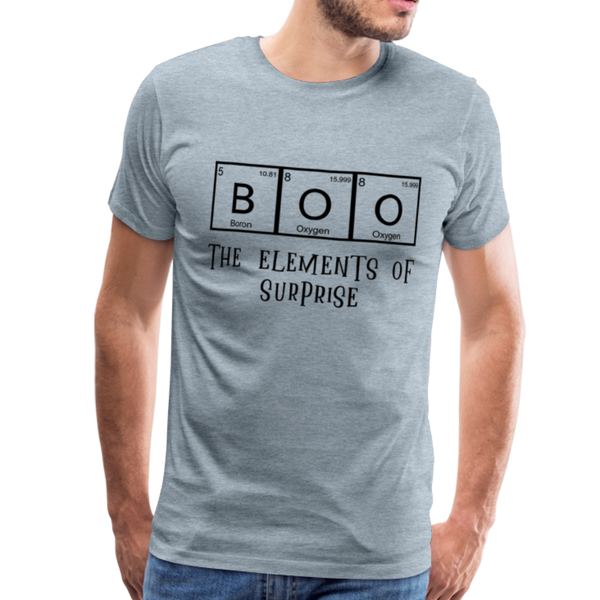 Boo The Element of Surprise Men's Premium T-Shirt - heather ice blue